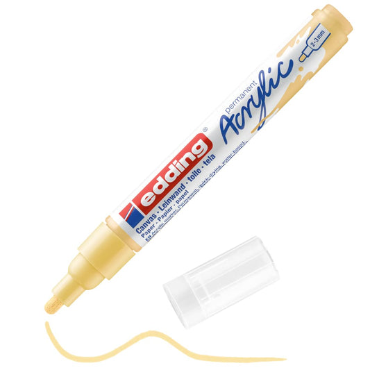 MARCADOR EDDING ACRYLIC 2-3mm AMARILLO PASTEL 61-E-5100-915