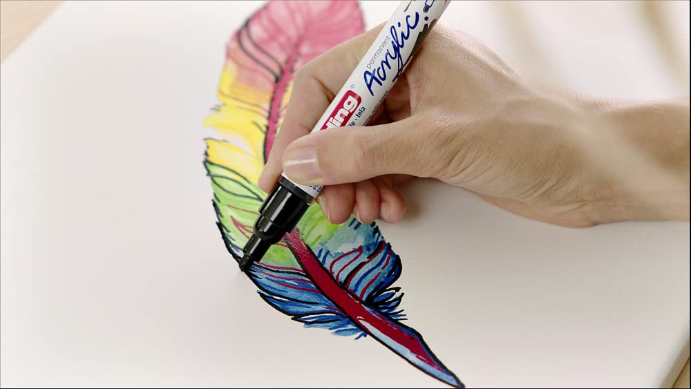 MARCADOR EDDING ACRYLIC 2-3mm AMARILLO PASTEL 61-E-5100-915