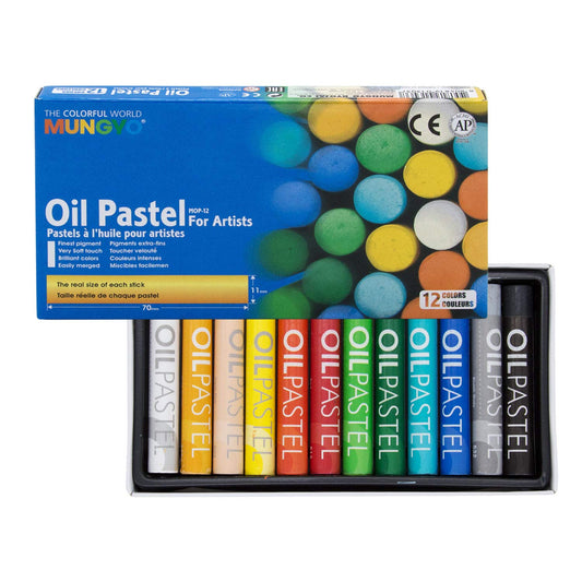 PASTEL AL OLEO MUNGYO MOP 12 FOR ARTISTS 731212