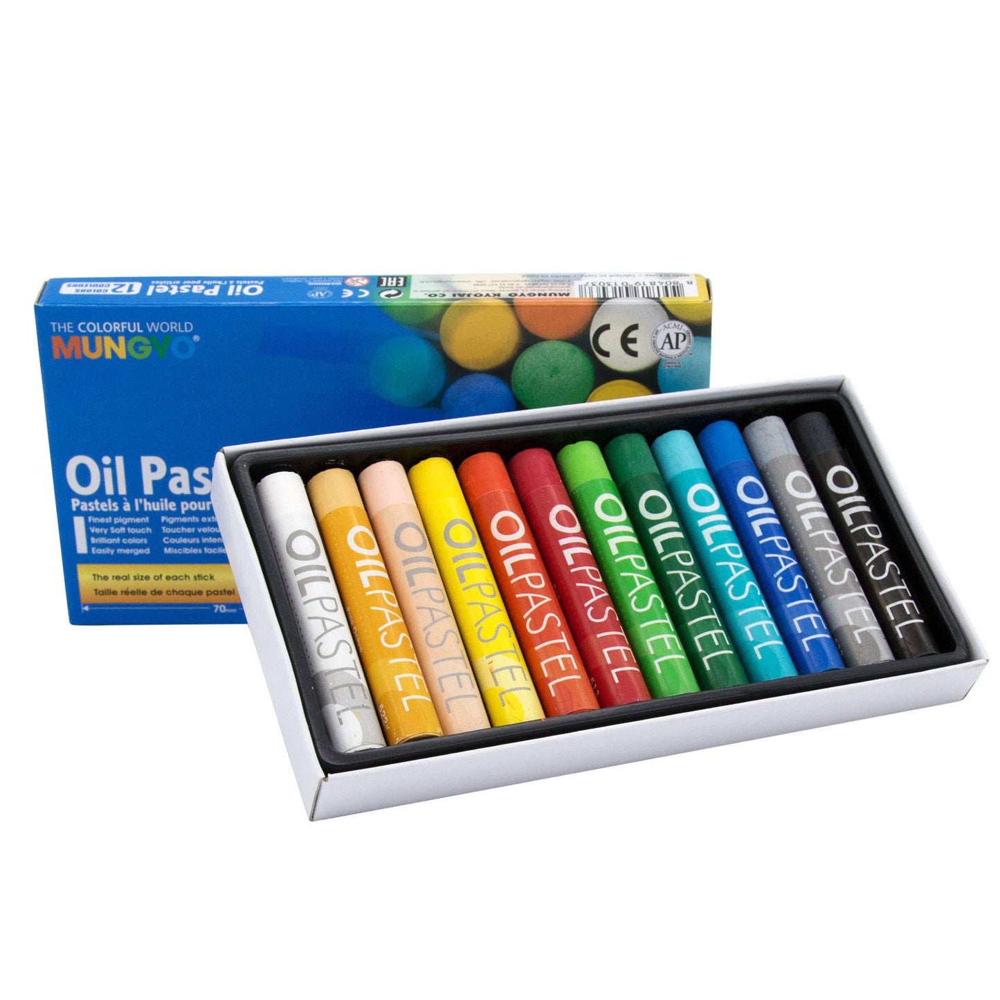 PASTEL AL OLEO MUNGYO MOP 12 FOR ARTISTS 731212