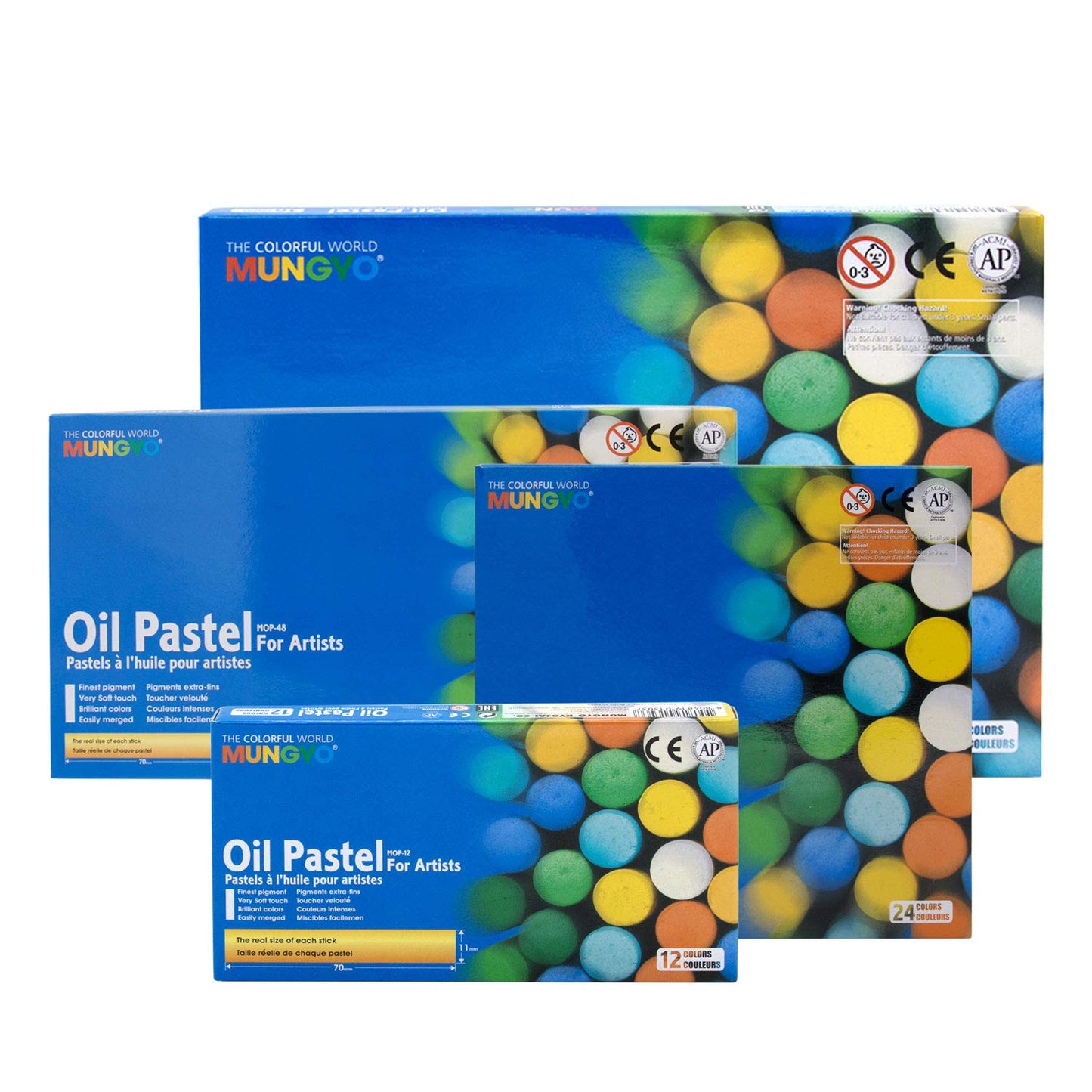 PASTEL AL OLEO MUNGYO MOP 12 FOR ARTISTS 731212