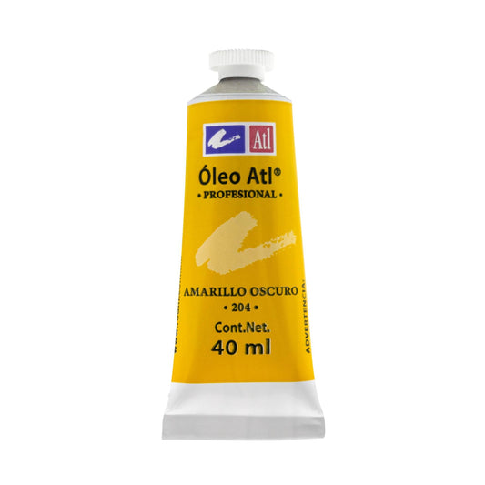 PINTURA AL OLEO ATL T-14 40ML AMARILLO OBSCURO NO 204 11468
