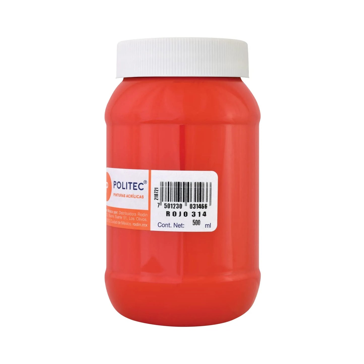 PINTURA POLITEC L-300 500ML 314 ROJO 14186