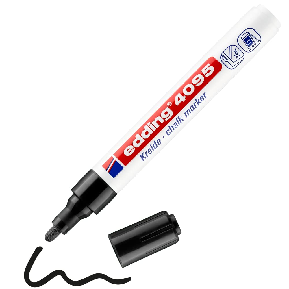 MARCADOR EDDING TIZA CRISTAL 2-3MM NEGRO 61-E-4095-01