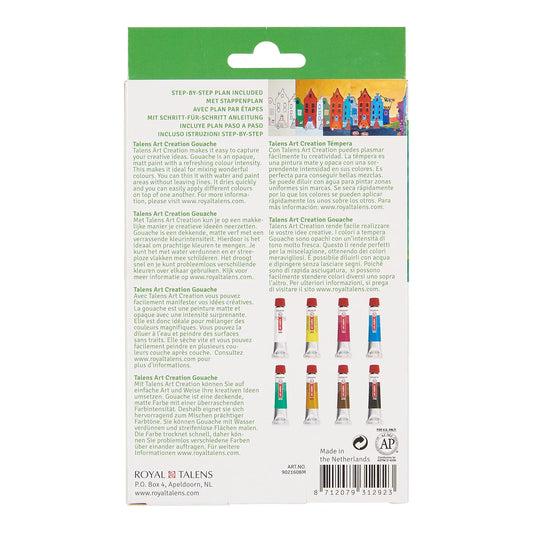GOUACHE TALENTS ART CREATION C 8 TUBOS 23274