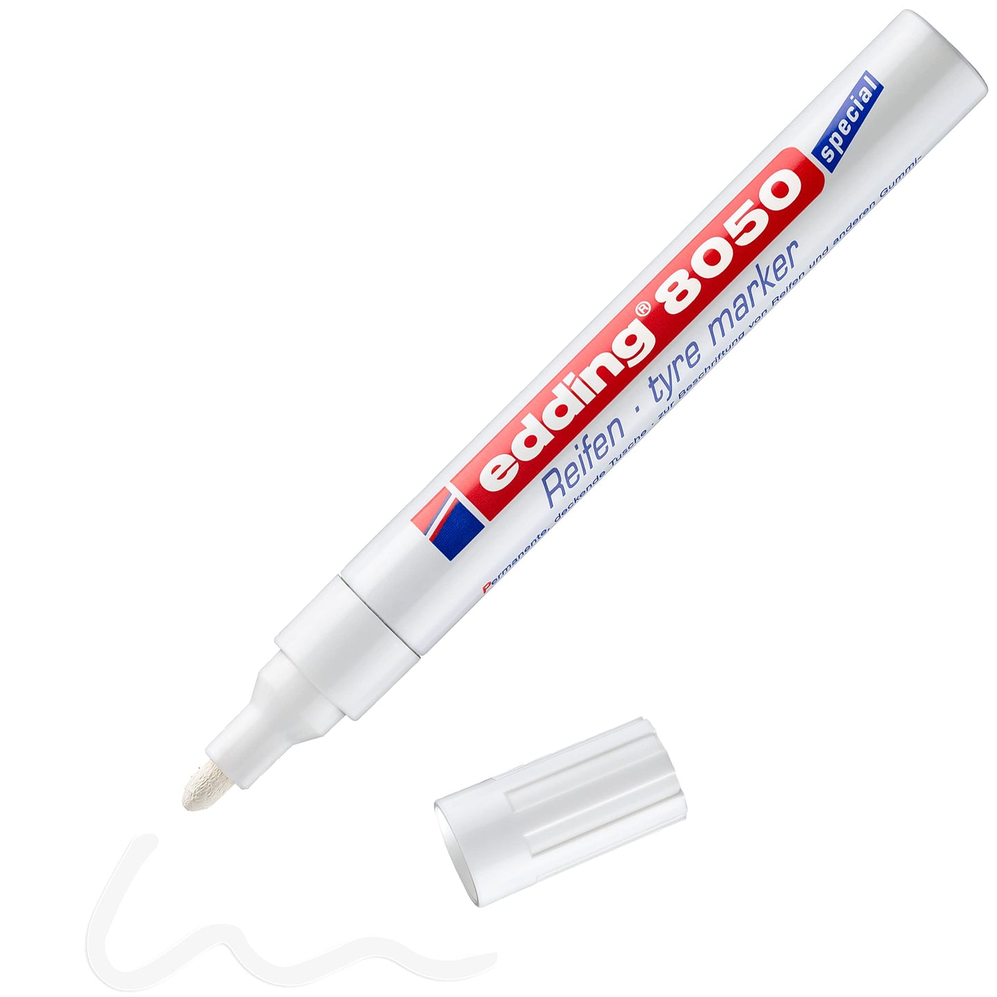 MARCADOR EDDING NEUMATICOS PERMANENTE BLANCO 61-E-8050-49