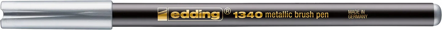 ROTULADOR EDDING BRUSHPEN P.PINCEL FLEX PLATA 61-E-1340-54