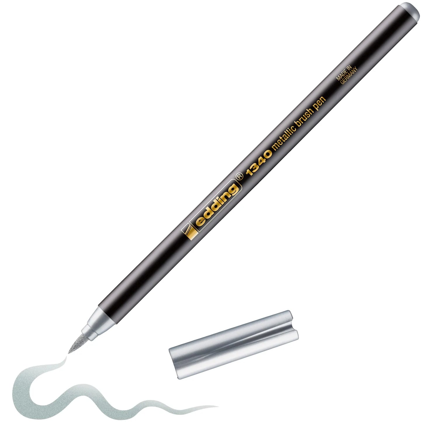 ROTULADOR EDDING BRUSHPEN P.PINCEL FLEX PLATA 61-E-1340-54