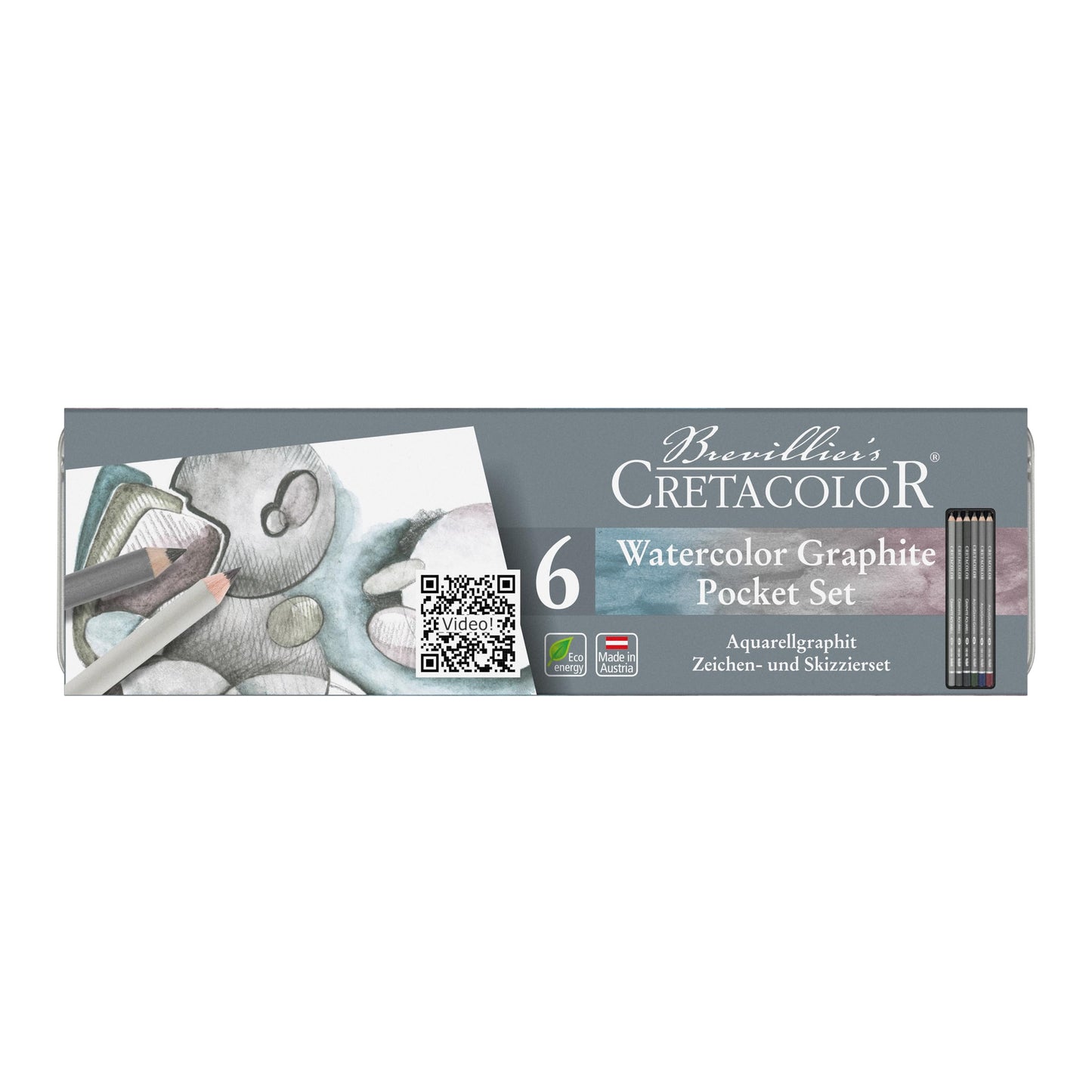 LAPICES DE GRAFITO CRETACOLOR ACUARELABLES C6 ECC018099