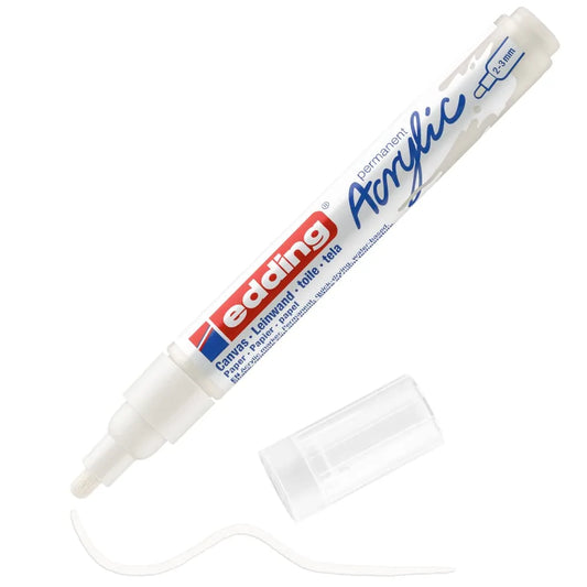 MARCADOR EDDING ACRYLIC 2-3MM BLANCO 61-E-5100-922