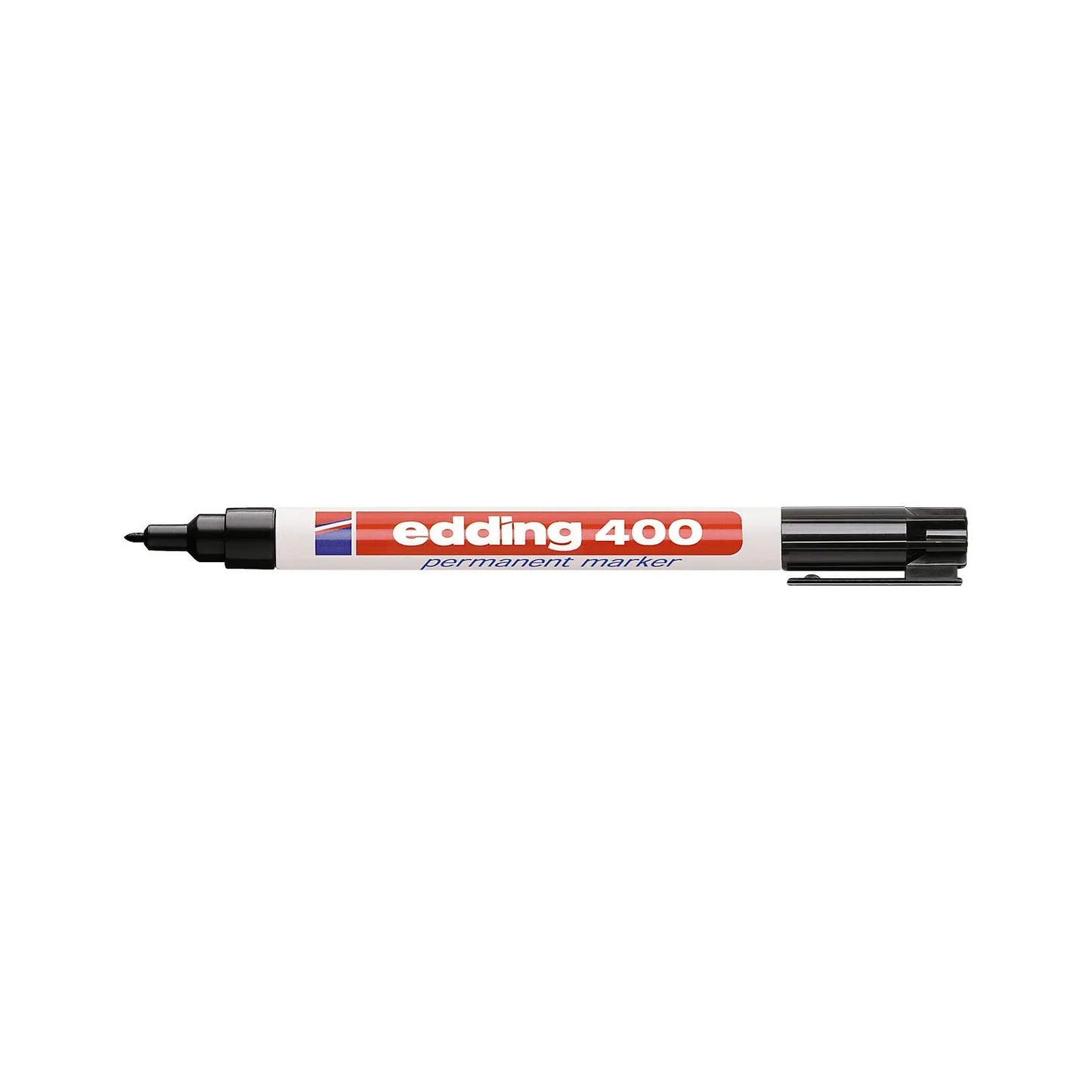 MARCADOR EDDING PERMANENTE RECARGABLE P. FINA 1MM CAJA NEGRO 61-E-400-01