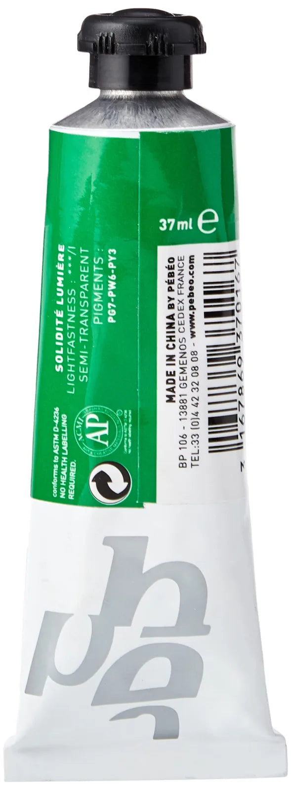 PINTURA AL OLEO PEBEO XL 37 ML VERDE CADMIO 016 120016
