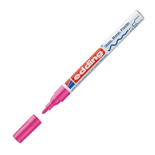 MARCADOR EDDING PERM. TINTA ESPECIAL 1-2MM ROSA MET 61-E-751-79