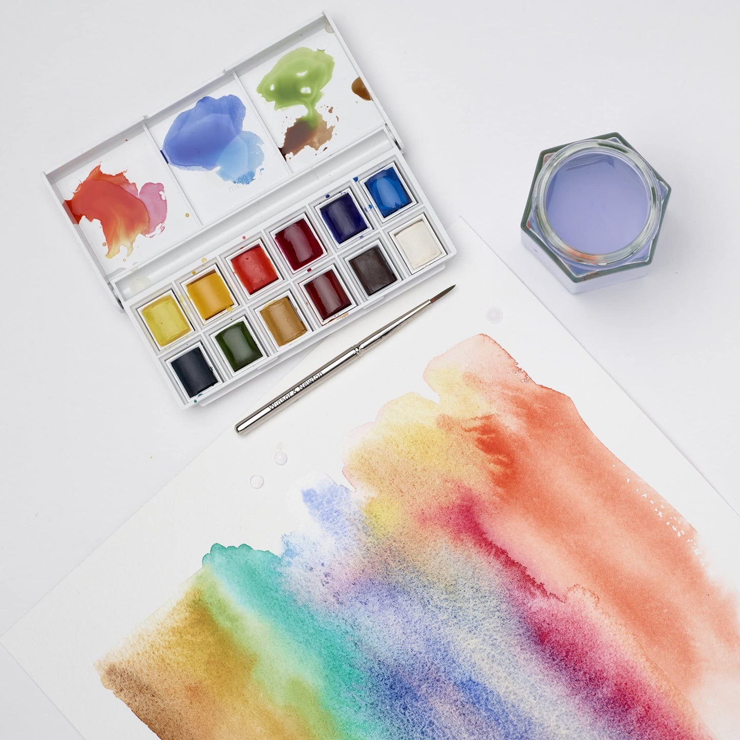 ACUARELAS W&N COTMAN 13 PASTILLAS SKETCHERS 10982