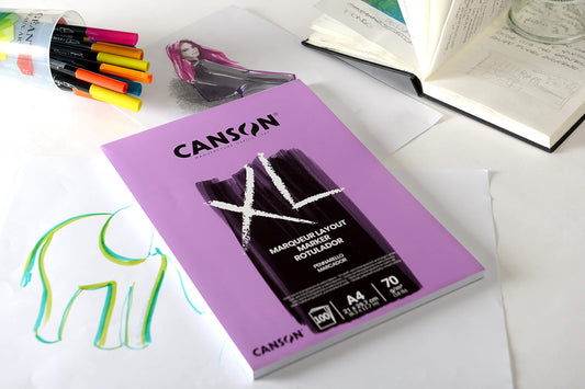 BLOCK CANSON XL MARKER A4 21x29.7 100HJ 70G 57549