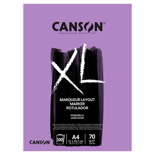 BLOCK CANSON XL MARKER A4 21x29.7 100HJ 70G 57549