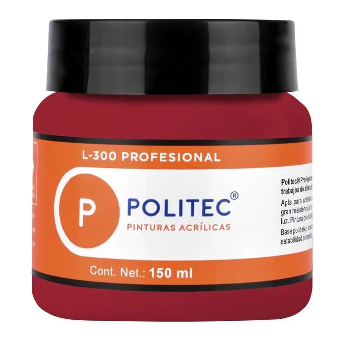 PINTURA POLITEC L-300 PROF. 150ML  3104 ROJO OXIDO 30926