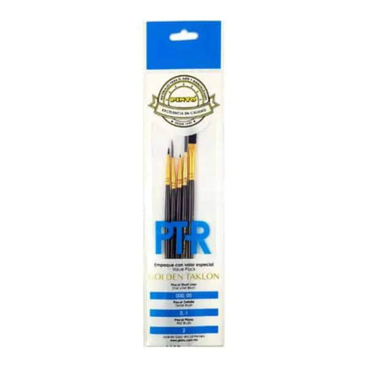 PINCEL PINTO SET PTR TAKLON DORADO 330016
