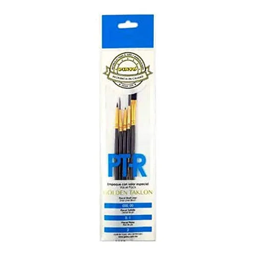PINCEL PINTO SET PTR TAKLON DORADO 330016