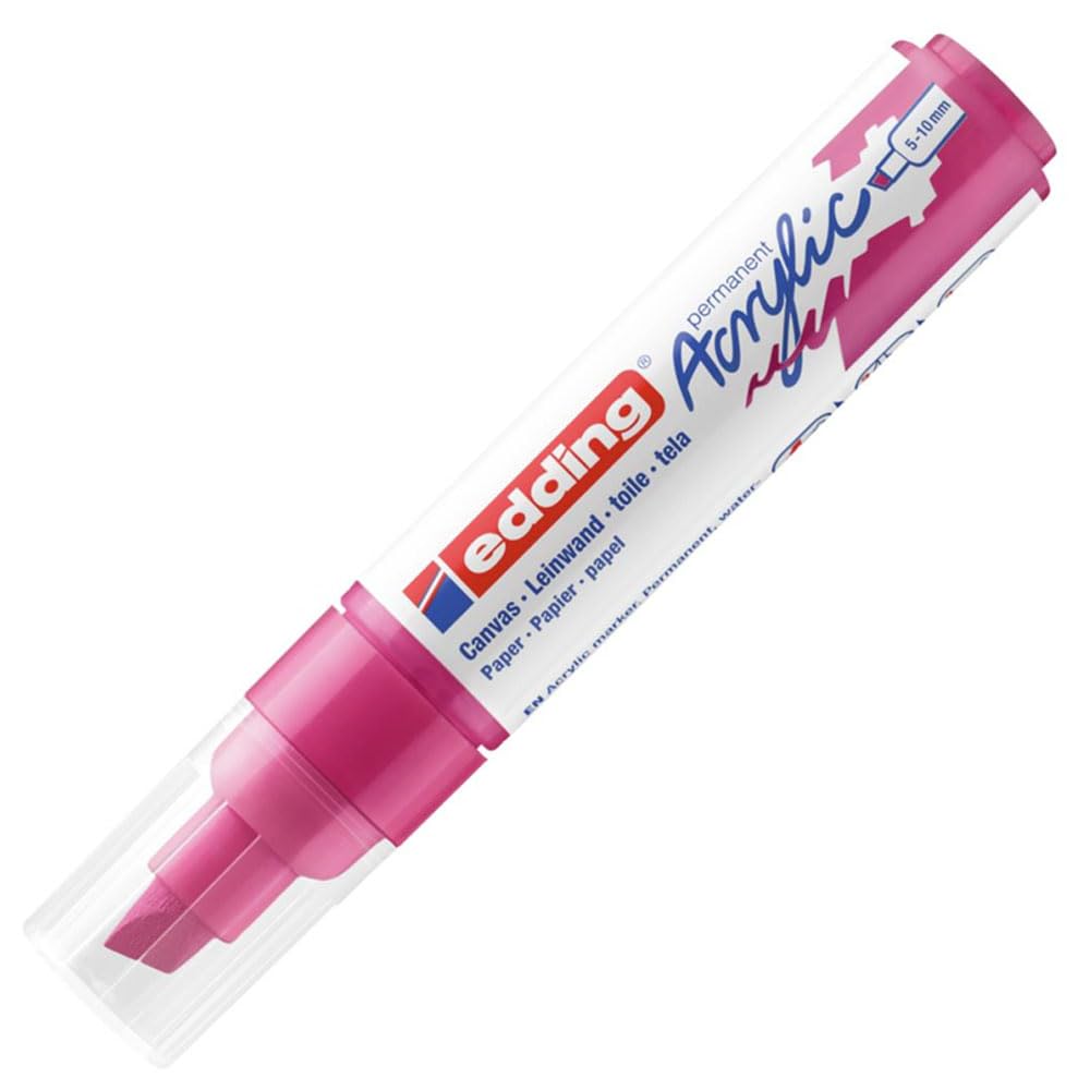 MARCADOR EDDING ACRYLIC 5-10mm MAGENTA 61-E-5000-909