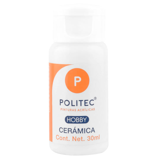 PINTURA POLITEC HOBBY CERAMICA BLANCO 29573