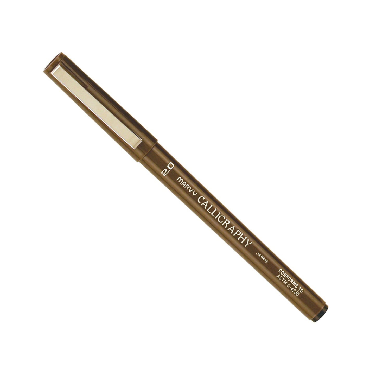 MARCADOR MARVY UCHIDA CALLIGRAPHY 2.0MM. SEPIA MARVY #6000 922228