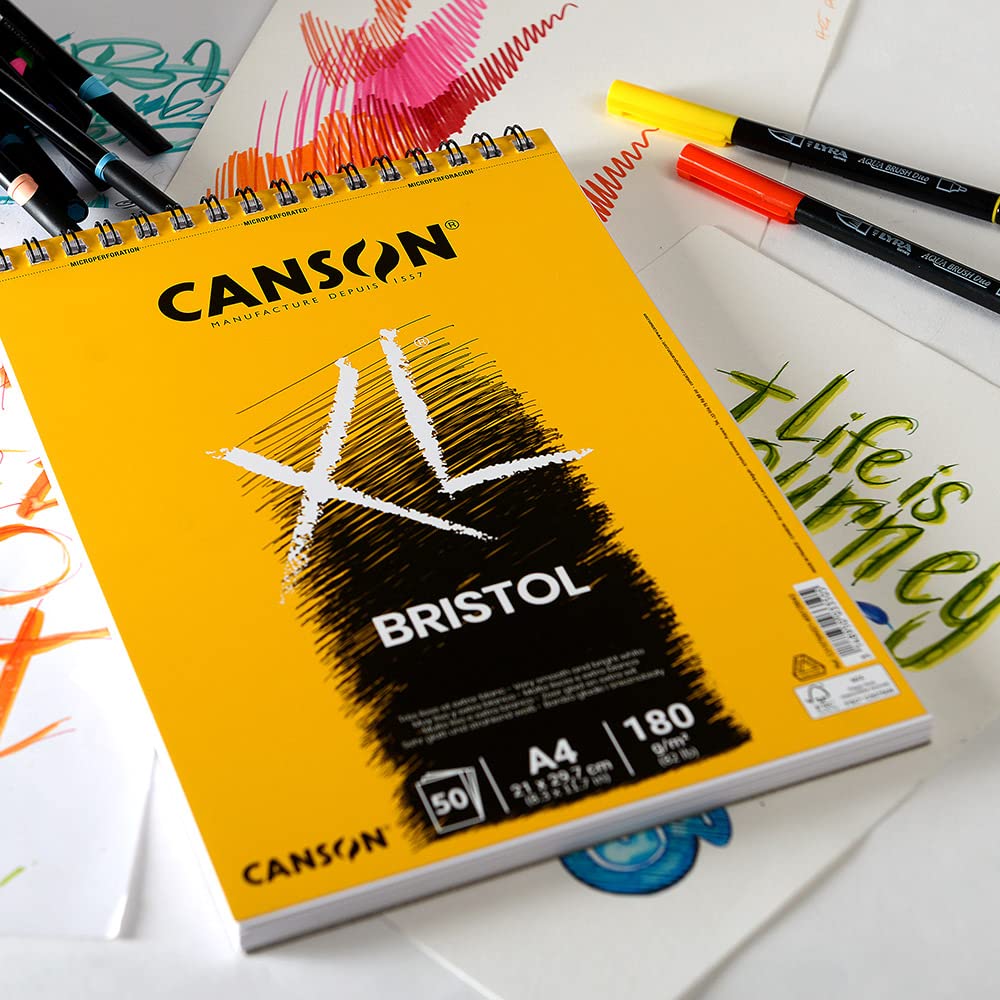 BLOCK CANSON XL BRISTOL 21 X 29.7CM 50H 180G 73211