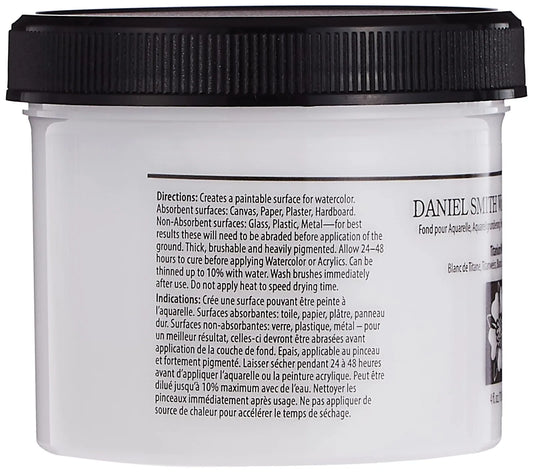 MEDIO BASE ACUARELA DANIEL SMITH 118ML BLANCO TITANIO 30648