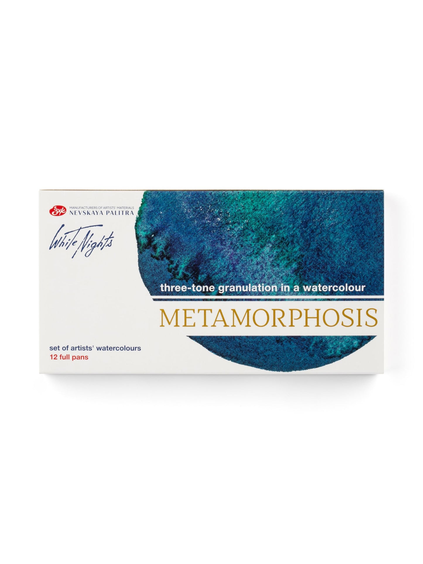 ACUARELAS WHITE NIGHTS EDIC. METAMORFOSIS 12 PASTILLAS EN CAJA DE CARTÓN 350001