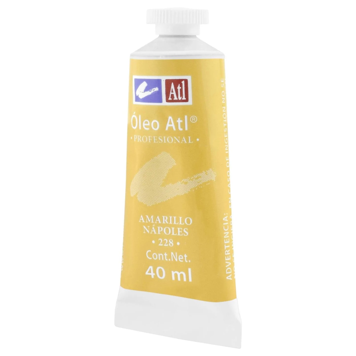 PINTURA AL OLEO ATL T-14 40ML AMRILLO NAPOLES NO 228 11489