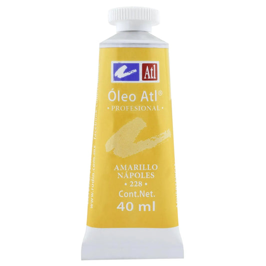 PINTURA AL OLEO ATL T-14 40ML AMRILLO NAPOLES NO 228 11489
