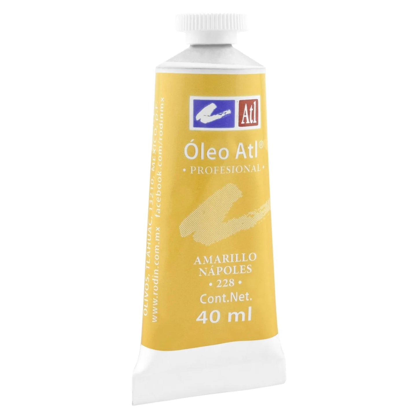 PINTURA AL OLEO ATL T-14 40ML AMRILLO NAPOLES NO 228 11489