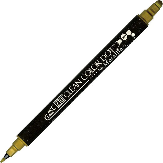MARCADORES  KURETAKE ZIG CLEAN COLOR DOT METALICO PUNTA REDONDA TC-81006V 746806