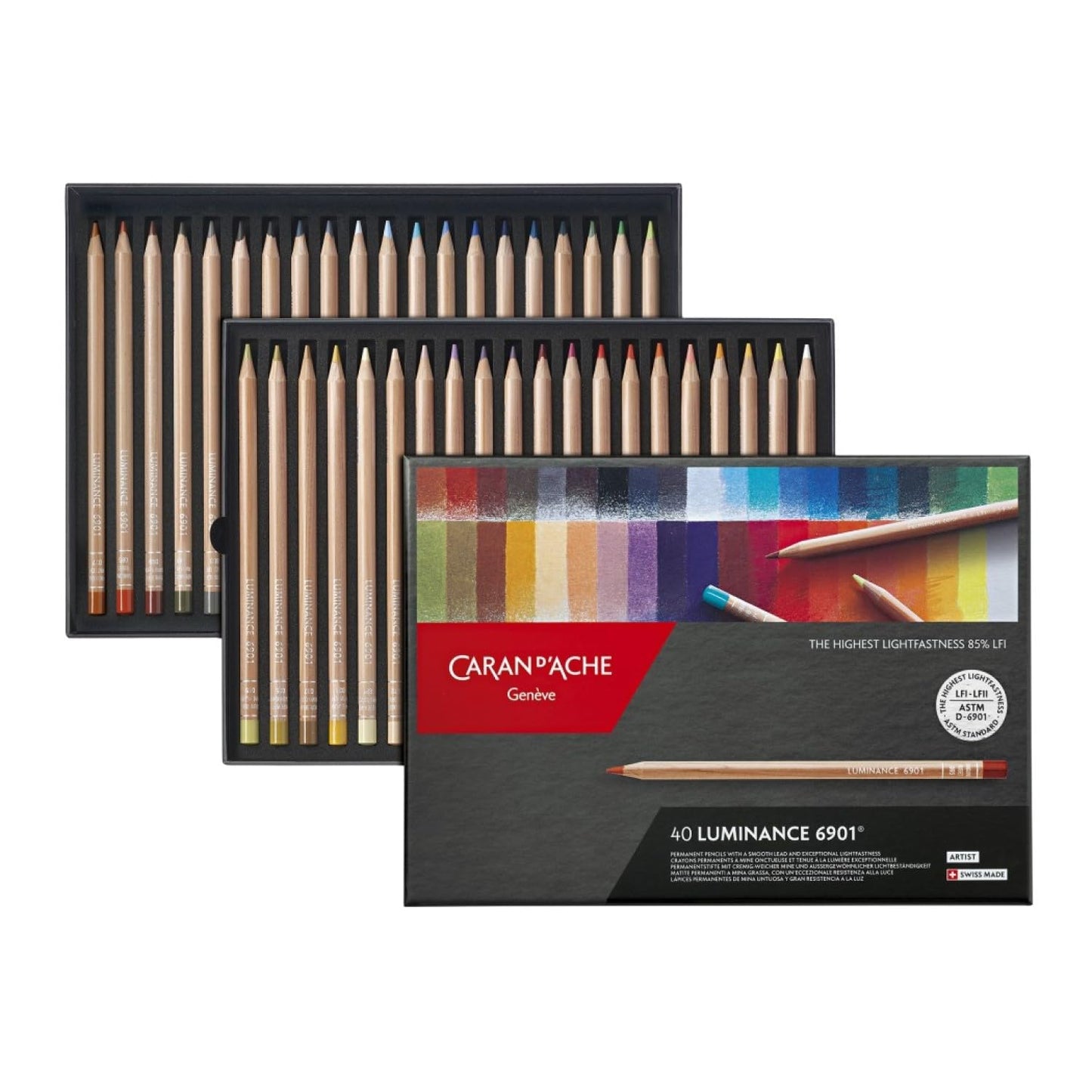 LAPICES DE COLOR CARAN`D ARCHE LUMINANCE EST C40 73-6901.740