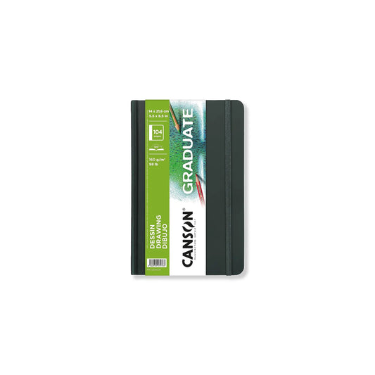 BLOCK CANSON GRADUATE DESSIN 14X21.6CM. 160GR GS RESISTENTE 104HJ 73716