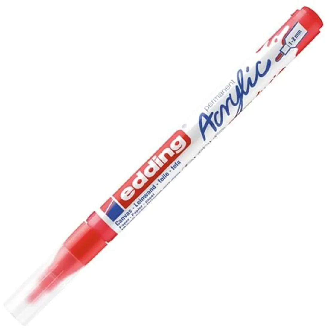 MARCADOR EDDING ACRYLIC 1-2mm ROJO 61-E-5300-902