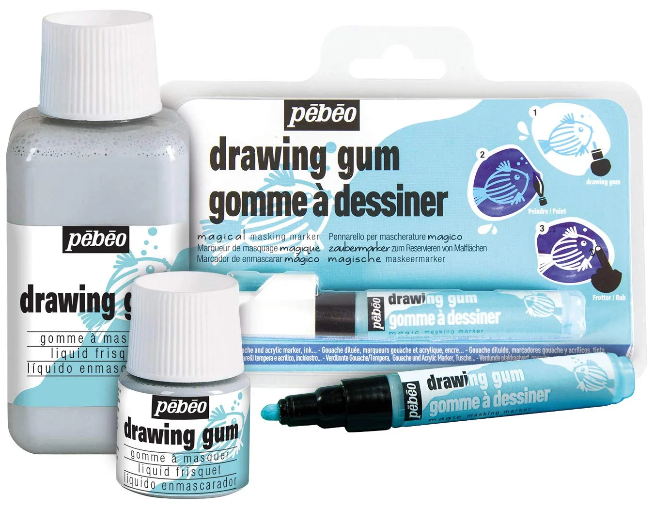MASCARILLA LIQUIDA PEBEO DRAWING GUM 45ML 153730