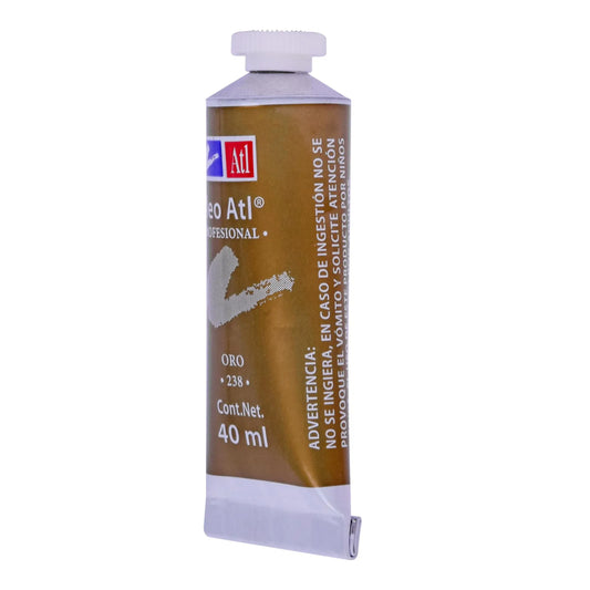 PINTURA AL OLEO ATL T-14 40ML METALICO ORO NO 238 12205