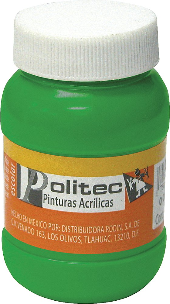 PINTURA POLITEC L-300 100ML 328 VERDE HOJA 14268
