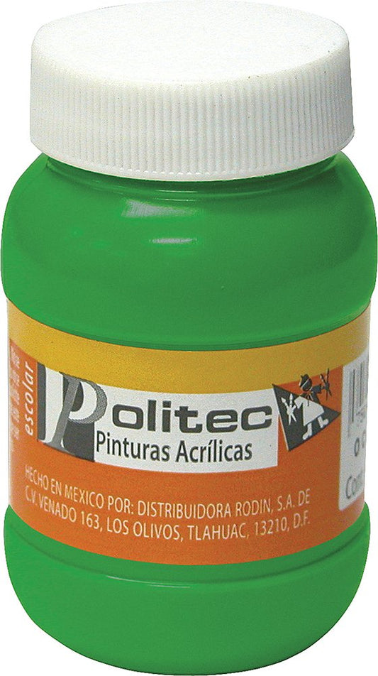 PINTURA POLITEC L-300 100ML 328 VERDE HOJA 14268