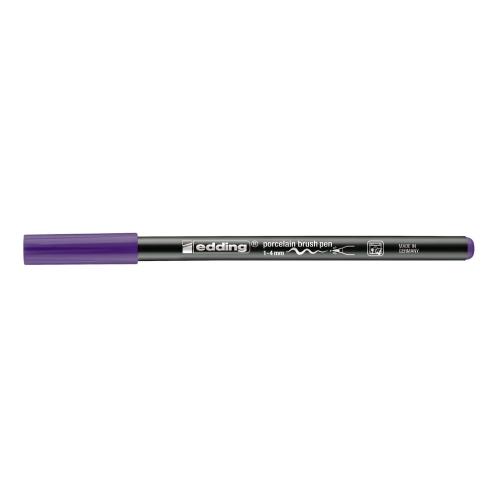 ROTULADOR EDDING CERÁMICA Y PORCELANA P. PINCEL FLEXIBLE 1-4MM VIOLETA 61-E-4200-08