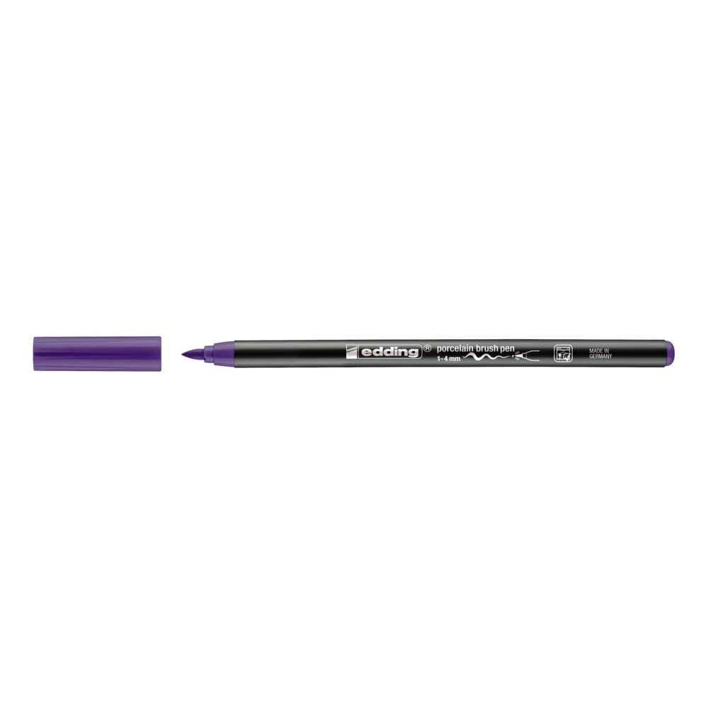 ROTULADOR EDDING CERÁMICA Y PORCELANA P. PINCEL FLEXIBLE 1-4MM VIOLETA 61-E-4200-08