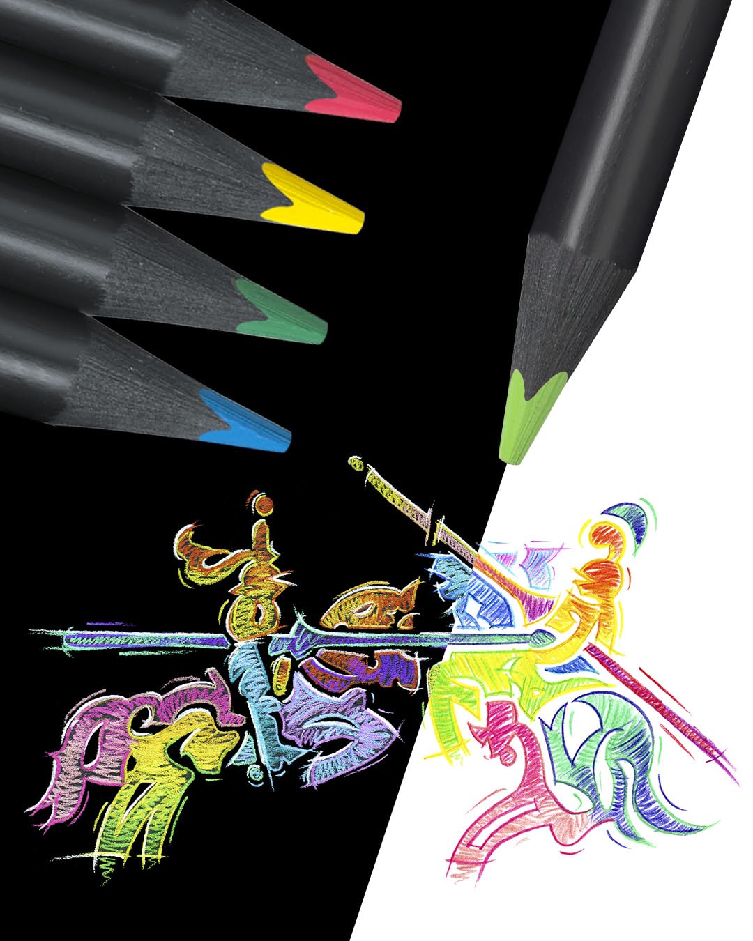 LAPIZ COLOR FC SUPER SOFT BLACK EDITION X 24 210724