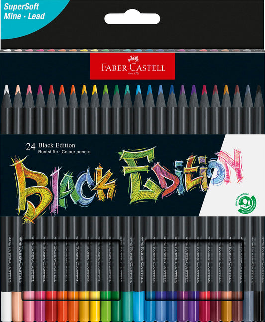 LAPIZ COLOR FC SUPER SOFT BLACK EDITION X 24 210724