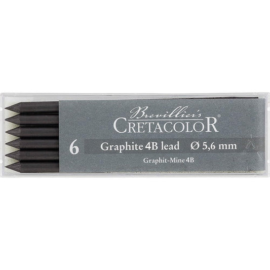MINAS 5.6MM CRETACOLOR GRAFITO 4B ESPECIAL PARTISTA EST.C6 ECC026184