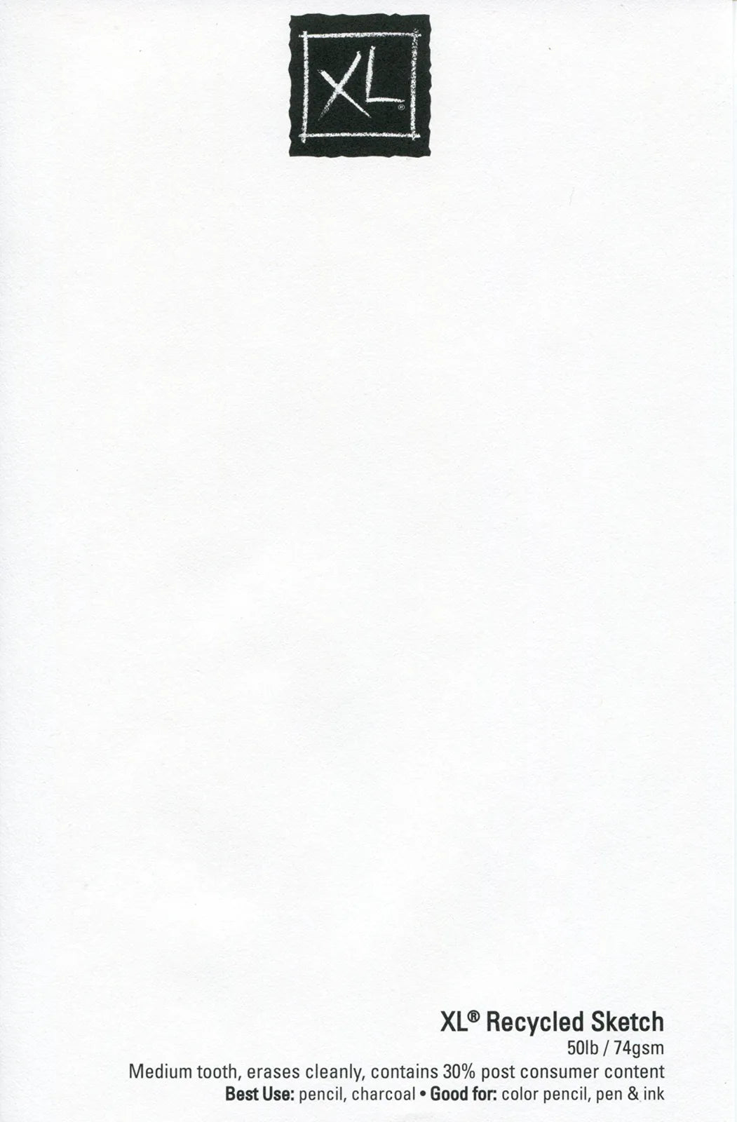 ALBUN CANSON XL SKETCH RECYCLED 100HJ 22.9X30.5 74GR 57513