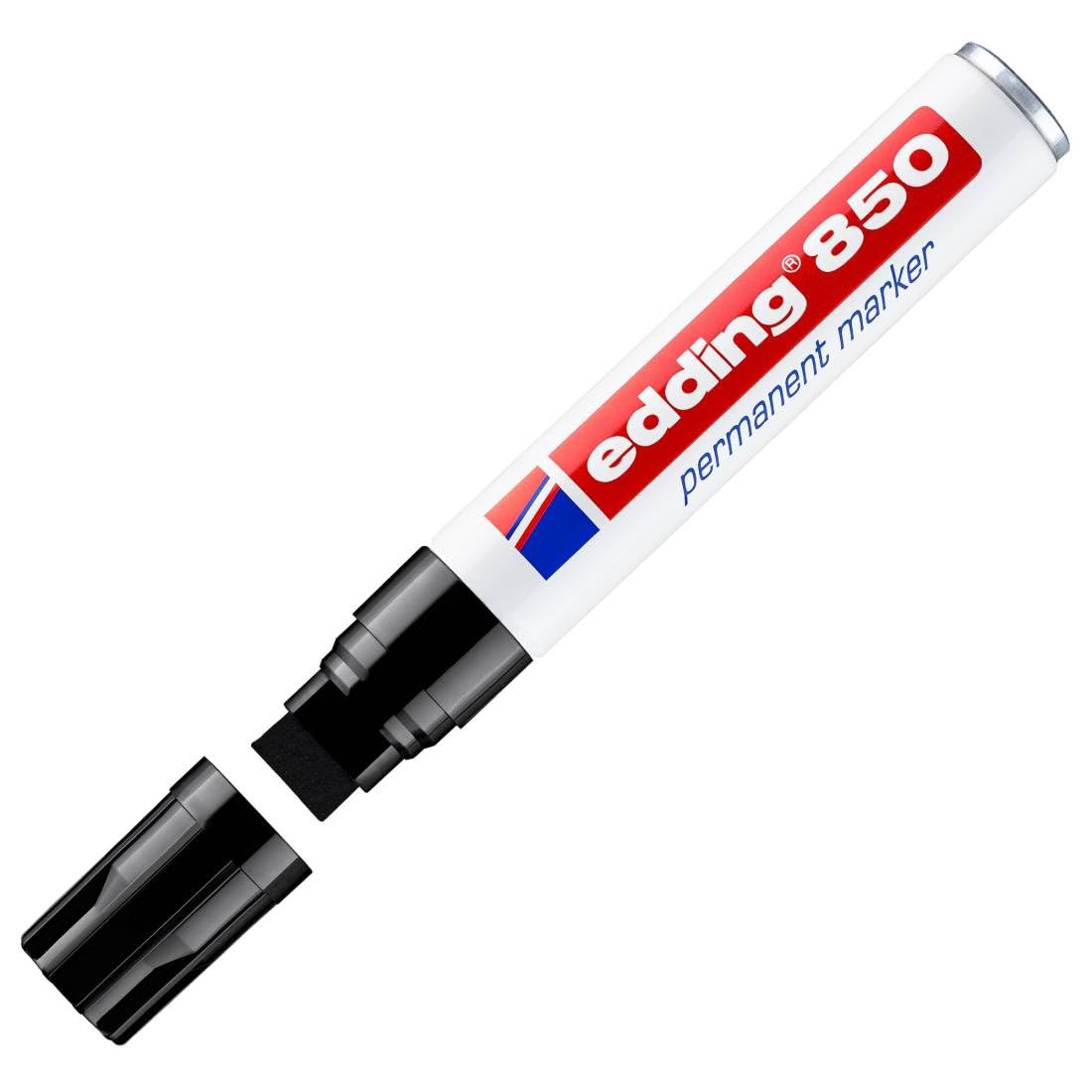 MARCADOR EDDING PERMANENTE JUMBO RECARGABLE P.CUADRADA 5-16MM NEGRO 61-E-850-01
