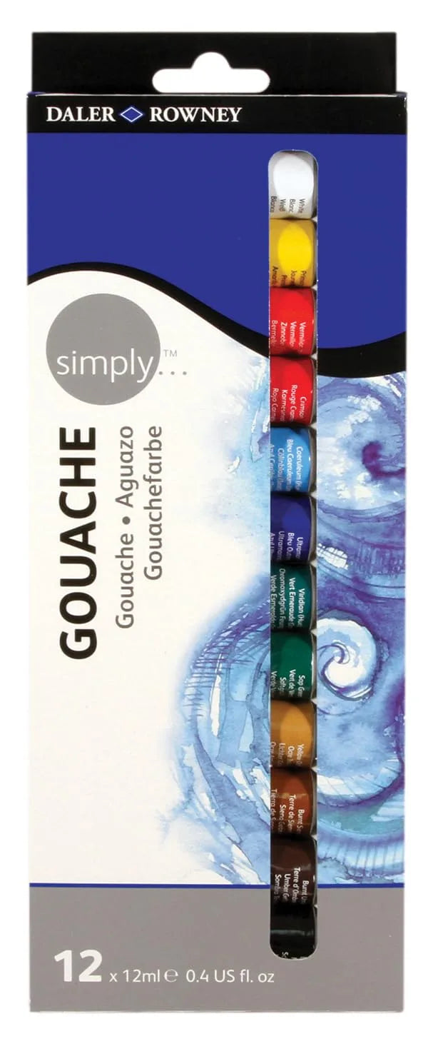 PINTURAS GOUACHE SIMPLY 12X12ML 71797