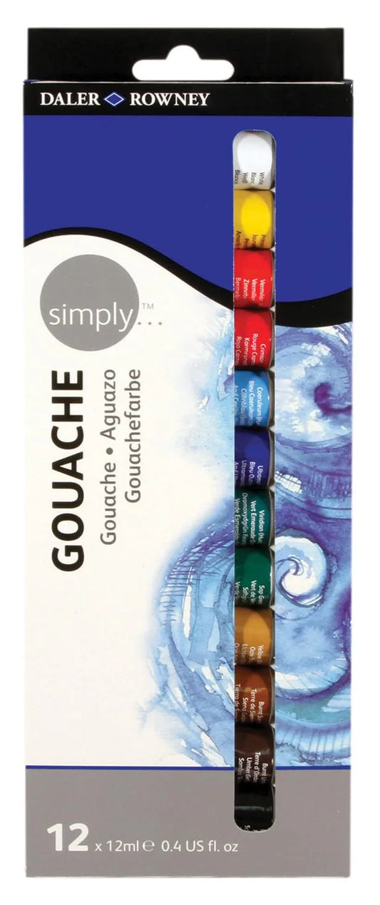 PINTURAS GOUACHE SIMPLY 12X12ML 71797