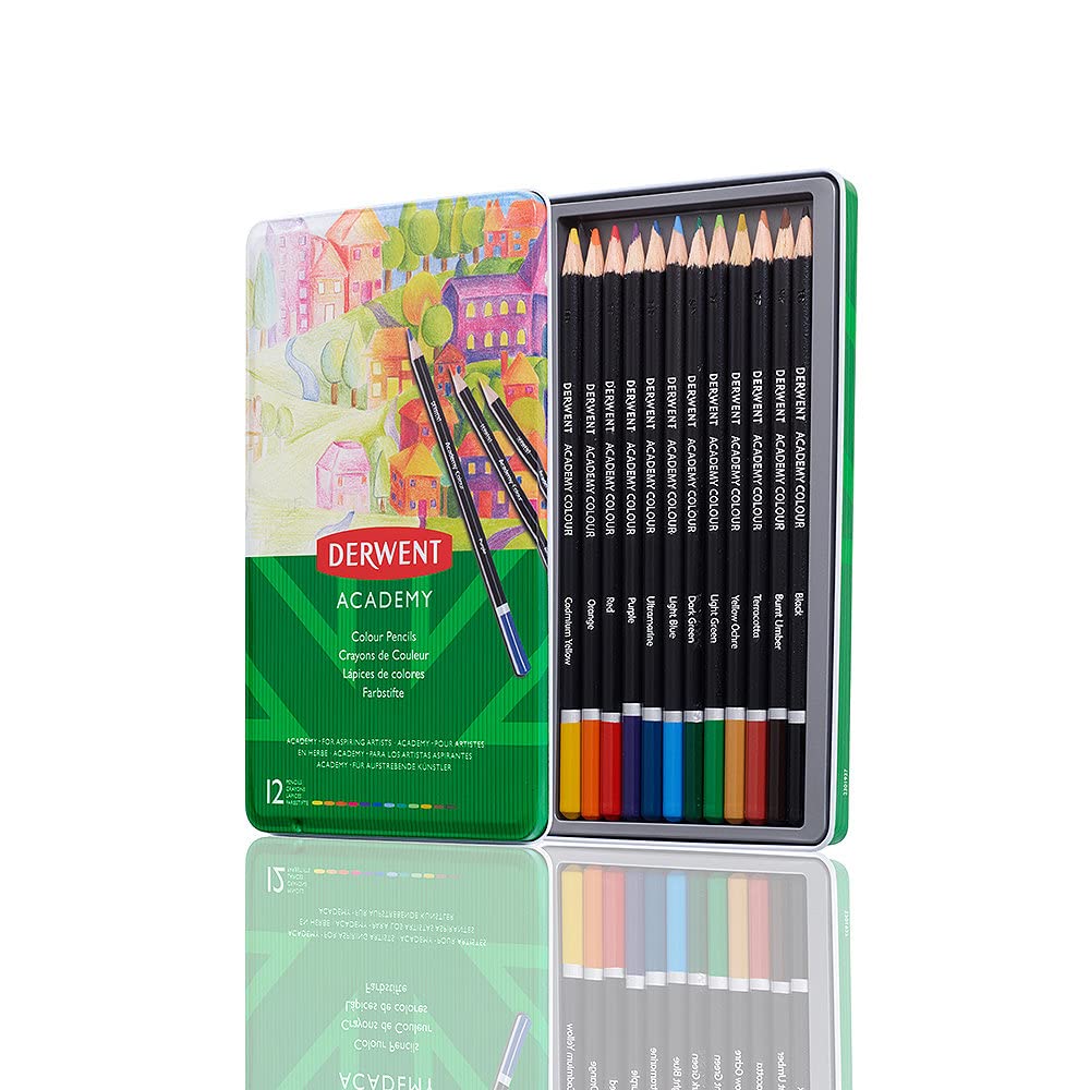PASTEL AL OLEO DERWENT ACADEMY X12 23653